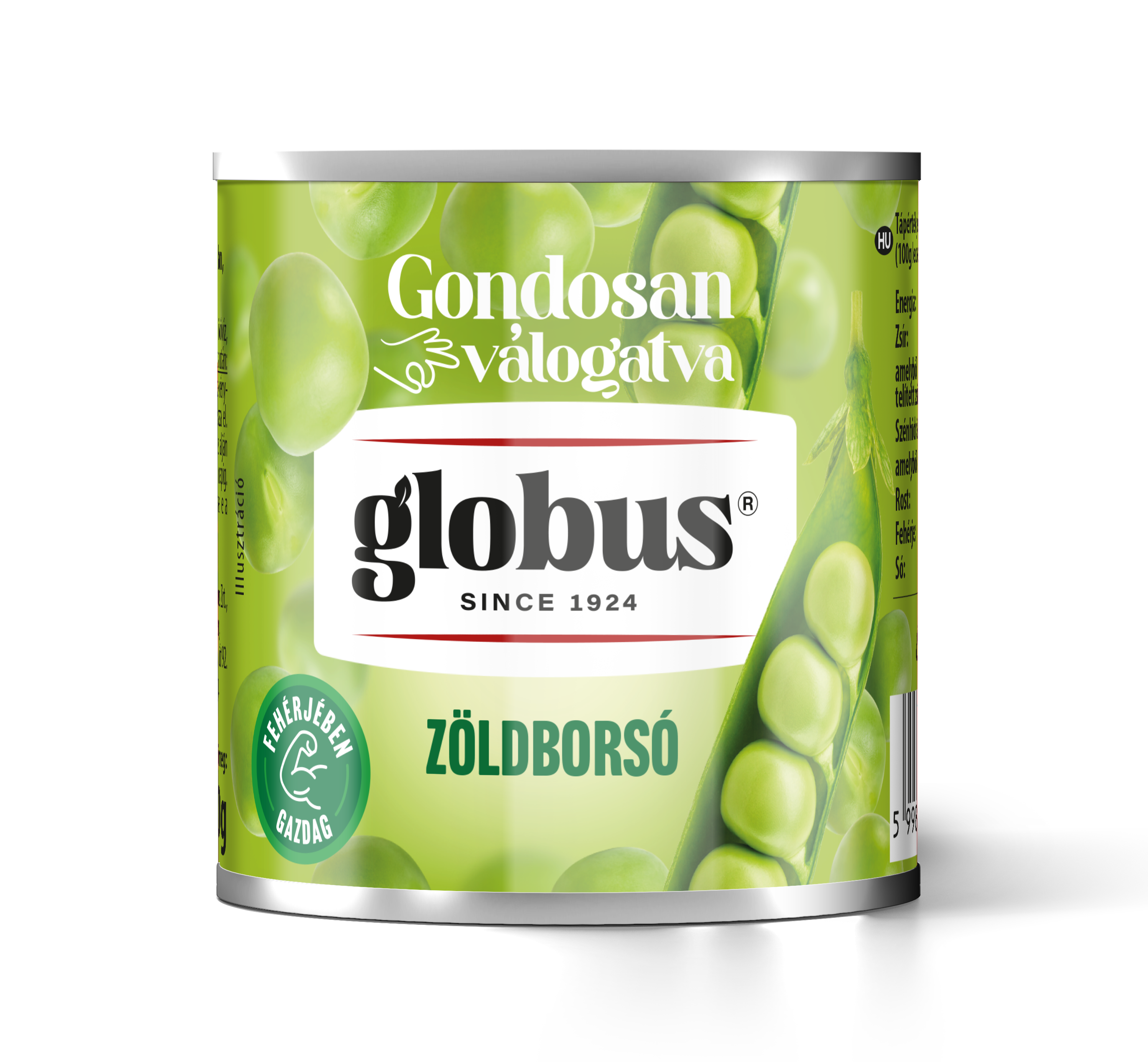 Globus Zöldborsó, méret szerint osztályozatlan 200g/130g